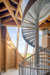 Detailing of stairs Watchtower Einderheide
